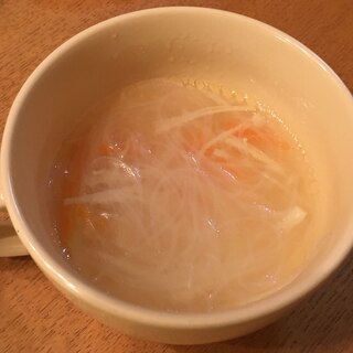 中華風春雨スープ